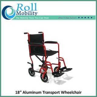 Newly listed Roll Mobility 18 Transport Wheelchair Aluminum Frame