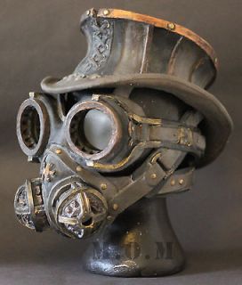 Steampunk Hat,Goggles and Respirator