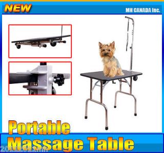 Newly listed Portable Folding Pet Dog Cat Grooming Table w/ Wheels