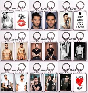 Keychain of Adam Levine of Maroon 5 & The Voice   9 Designs To Choose
