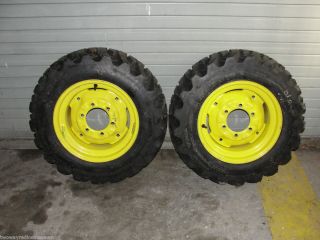John Deere 3000 Galaxy Tractor Tire and Rims 7 by 8 5 by 15 NHS on GKN