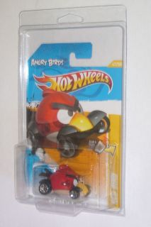 HOT WHEELS 2012 ANGRY BIRDS RED BIRD NEW RARE IN PROTECTOR HOT IN HAND