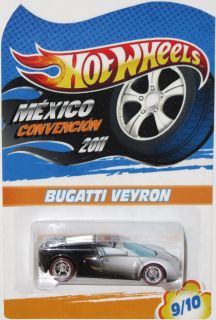 Hot Wheels 2011 Mexico Convention Charity Bugatti Veyron 9 of 10 Made