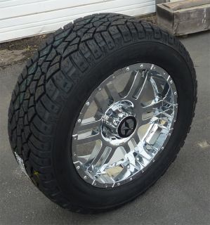 Chrome Wheels and Tires Dodge Truck, Ram 1500 20x9 Rims & Cooper Tires