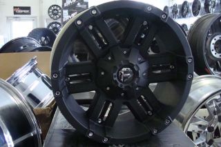 18 Fuel Offroad Gauge Wheels Black 18x9 +14mm 5x150 Toyota Tundra Set