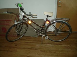 Vintage JCPennys 10 Speed 70s 23 Rim Brown Crusier Womens Bike Awesome