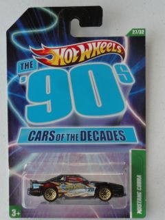 Hot Wheels The 90s Cars of The Decades Mustang Cobra 27 32