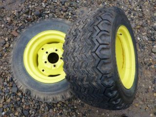 John Deere 212 Tractor Firestone 23x10 50 12 Rear Tires Rims