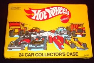1983 Hot Wheels Hot Wheels 24 Car Collectors Case Unplayed w Mint Made