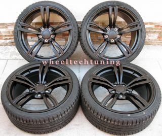 Series M5 Style Staggered Wheels and Tires Rims Fit BMW F10 F12