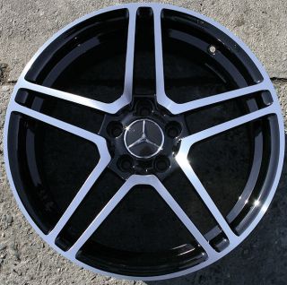 M09 18 Black Rims Wheels Mercedes CLK350 E320 18 x 8 0 5H 33