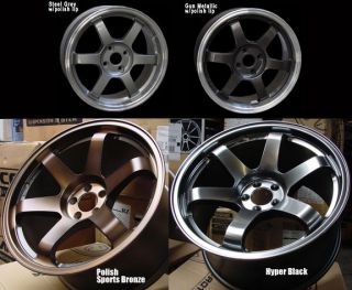 17 Rota Grid Hyper Black Rims Wheels 17x9 42 5x100 Subaru Impreza WRX