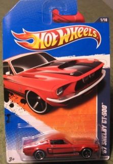 2011 Hot Wheels Red 1967 Shelby GT 500 New 101 244