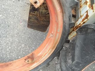 Allis Chalmers G Rear Rims and Tires