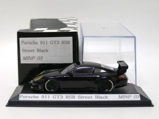 Minichamps 1 43 Porsche 911 GT3 RSR Street Black Black Wheels Custom