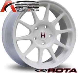 Rota R Spec 16x7 5x114 3 ET45 73 1 White Rims Wheels