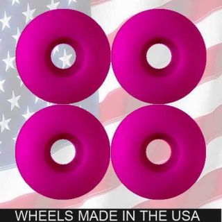 Blank 54mm Pink Skateboard Wheels Free SHIP