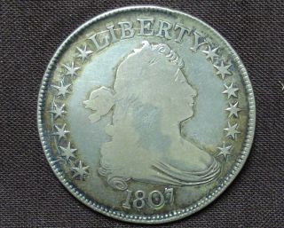 Bust Half Dollar O 109a Fine + Shattered Obv. Die and Excellent Rims