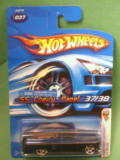 Hot Wheels 2006 First Edition 55 Chevy Panel USA Stickered Warning