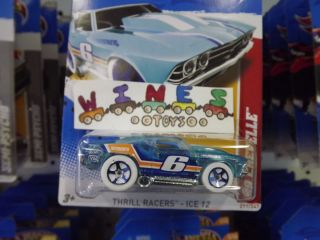 Hotwheels 2012 Thrill Racers Ice 69 Chevelle H Case