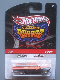 Chase Hot Wheels Phils Garage 8 Crate Nice