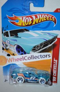 69 Chevelle Ice Blue 2012 Hot Wheels H Case Ice Racers