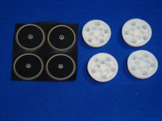 Honeycomb Wheels Resin with Photo Etch Trim Rings 1970 76