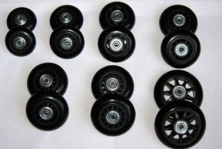 Replacement Luggage Inline Skate Wheels New Set of 2 