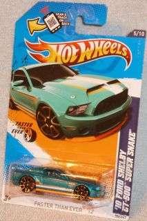 HOT WHEELS 210 Ford Shelby Mustang GT 500 Super Snake Col. #95 Faster