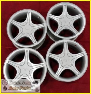 99 00 01 02 03 04 Ford Mustang GT 17 Silver Wheels Used Factory Rims