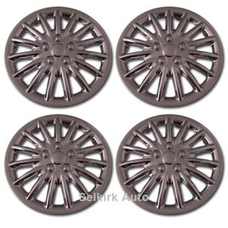 New Replacement Aftermarket Universal 13 inch Chrome Hub Caps Wheel