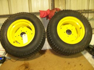 John Deere 318 Rear Tires and Rims 23x10 50x12