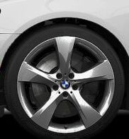 BMW F25 x3 Genuine 20 Chrome Wheels Star Spoke 311 New
