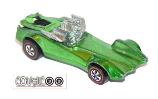 1971 Hot Wheels Redline Strip Teaser LT GREEN SUPER RARE & PRETTY! WOW