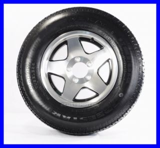 Trailer Tires Rims ST185 80D13 185 80D 13 13 St Aluminum Star Black