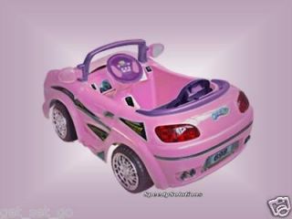 Pink Kids Car Power Remote Control Ride on in Wheels  R C