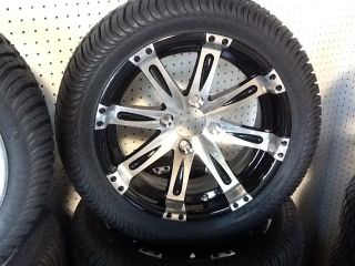 Cart Wheel and Tire Combo 12 inch Rims Lo Pro Tires Cool Rims