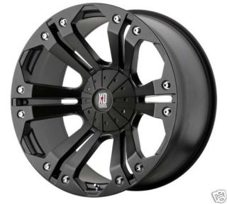 Monster Black 18x9 0 Offroad Wheels Tires Rims Nitto Tires