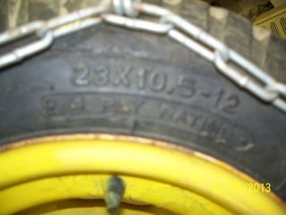 John Deere Cub Simplicity Tire Chains 23 in Rims
