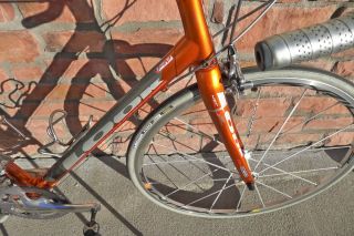 LOOK 585 Carbon Road Bike 57cm DuraAce Mavic Ksyrium SL Rims Low Miles