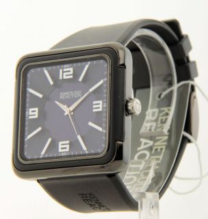 Mens Kenneth Cole Reaction Rubber New Watch RK1239