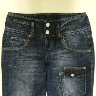 Dido 5647 Damen Straight Leg Jeans medium blue Gr. 27/32