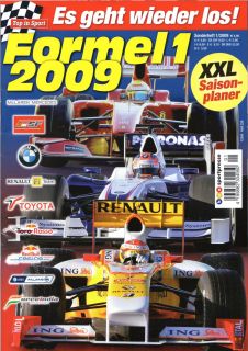 Sonderheft Top in Sport 1/2009   Formel 1   2009, NEU (+ XXL Poster