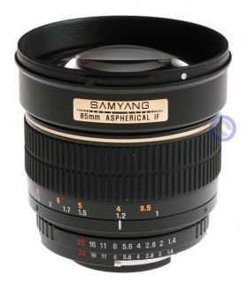 Samyang 85 lens 85mm f/1.4 for Sony A560 A580 A700 A850 A33 A35 A55