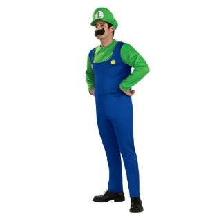 Original Lizenz Super Mario Brothers Bros. Luigi Kostüm Herrenkostüm