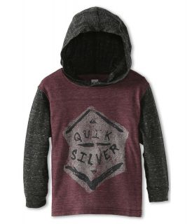 Quiksilver Kids Surf Division Boys Long Sleeve Pullover (Burgundy)