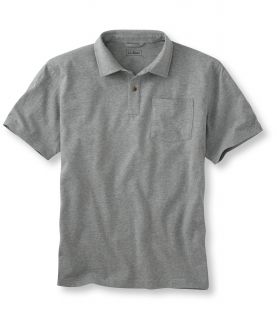 Carefree Unshrinkable Polo, Traditional Fit With Pocket