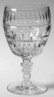 Hawkes Dudley Water Goblet   Stem #6028, Cut