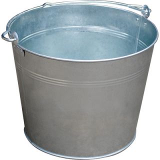 Vestil Galvanized Steel Bucket   3 1/4 Gallons, Model# BKT GAL 325