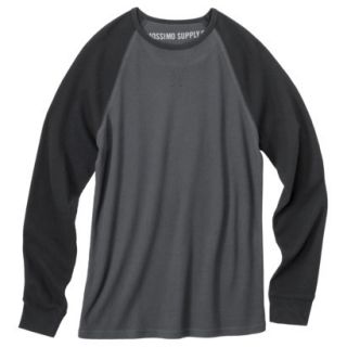 Mossimo Supply Co. Mens Long Sleeve Thermal   Gray Combo XL